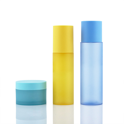 صديقة للبيئة مستحضرات التجميل التعبئة والتغليف مجموعات 155ml دعوى جرة كريم العناية بالوجه