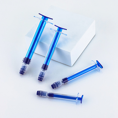 الأزرق كريم العين الفارغة تغليف مستحضرات التجميل أنبوب حقنة العناية بالبشرة نمط أنبوب الحقن