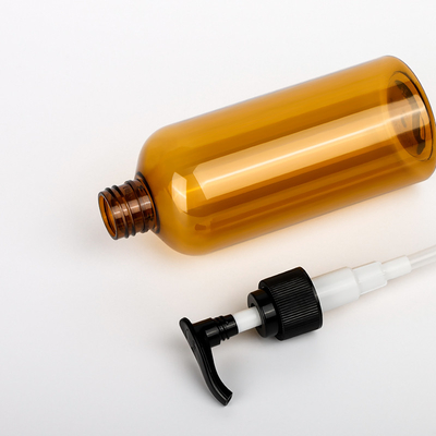 عبوات مستحضرات التجميل البلاستيكية الفارغة 200 مل 300 مل عبوات تعبئة فاخرة لشامبو العنبر زجاجة مضخة غسول